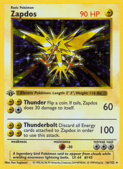 Zapdos 16 Normal