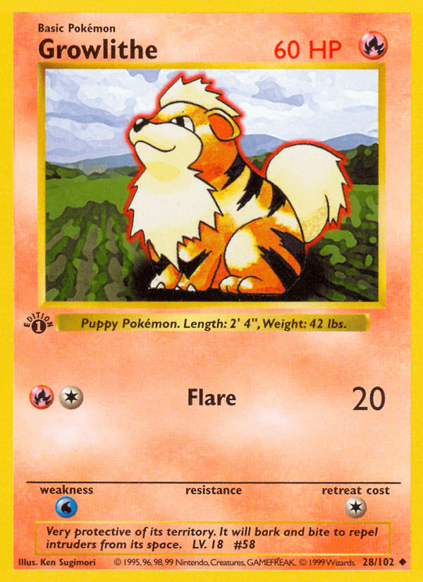 Growlithe 28/102