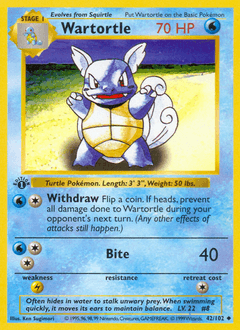 Wartortle 42 Normal