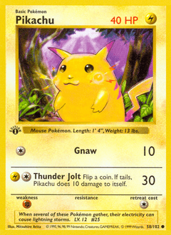 Pikachu 58 Normal