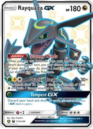 Rayquaza GX 177a Normal
