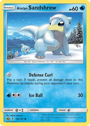 Alolan Sandshrew 19a Normal