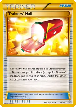 Trainers' Mail Secret 100