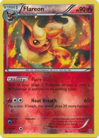 Flareon Reverse Holo 13 Normal