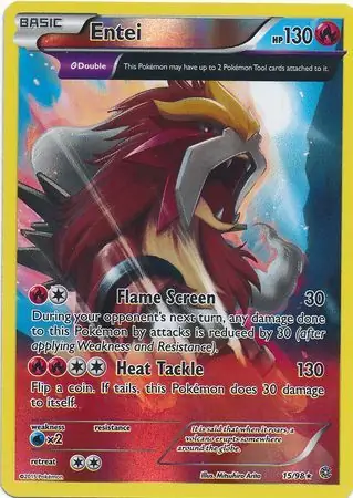 Entei Reverse Holo 15 Normal