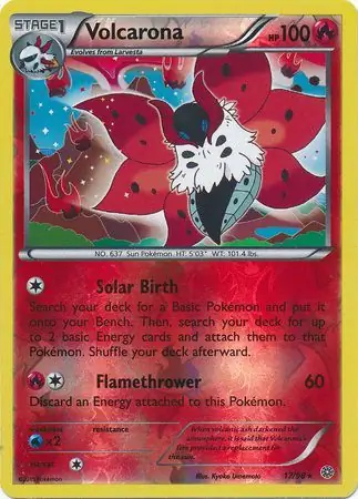 Volcarona Reverse Holo 17 Normal