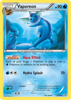 Vaporeon 22 Normal