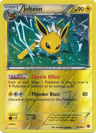 Jolteon Reverse Holo 26 Normal
