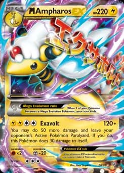 M Ampharos EX 28 Normal