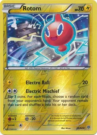 Rotom Reverse Holo 29 Normal
