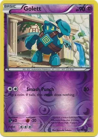 Golett Reverse Holo 34 Normal