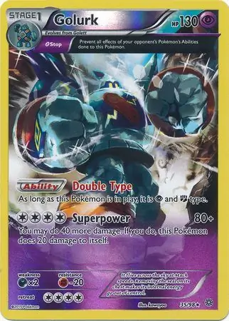 Golurk Reverse Holo 35 Normal