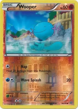Wooper Reverse Holo 38 Normal