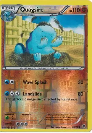Quagsire Reverse Holo 39 Normal