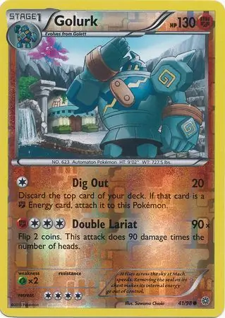 Golurk Reverse Holo 41 Normal