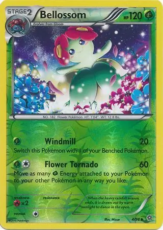 Bellossom Reverse Holo 4 Normal