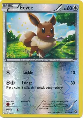 Eevee Reverse Holo 63