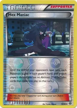 Hex Maniac Reverse Holo 75