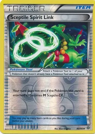 Sceptile Spirit Link Reverse Holo 80