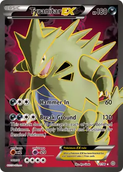 Full Art Tyranitar EX 91 Normal