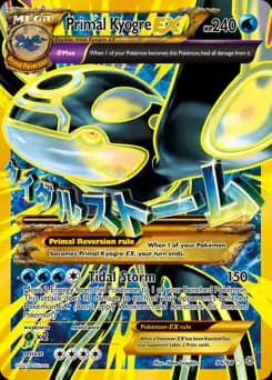Shiny Full Art Primal Kyogre EX 96
