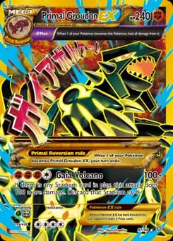 Shiny Full Art Primal Groudon EX 97 Normal
