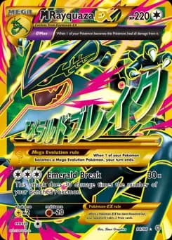 Shiny Full Art M Rayquaza EX 98 Normal