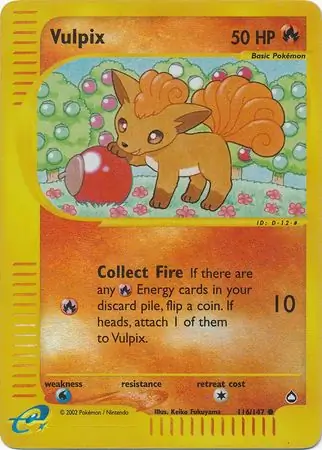 Vulpix Reverse Holo 116
