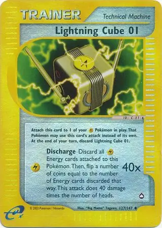 Lightning Cube 01 Reverse Holo 127