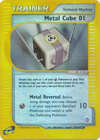 Metal Cube 01 Reverse Holo 129