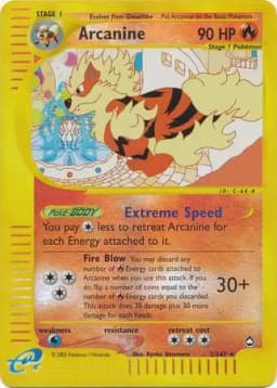 Arcanine Reverse Holo