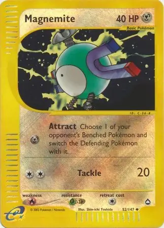 Magnemite Reverse Holo 52
