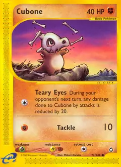 Cubone 72 Normal