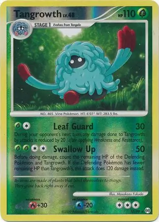 Tangrowth Reverse Holo 10 Normal
