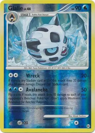 Glalie Reverse Holo 18 Normal