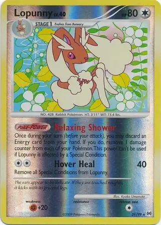 Lopunny Reverse Holo 21 Normal