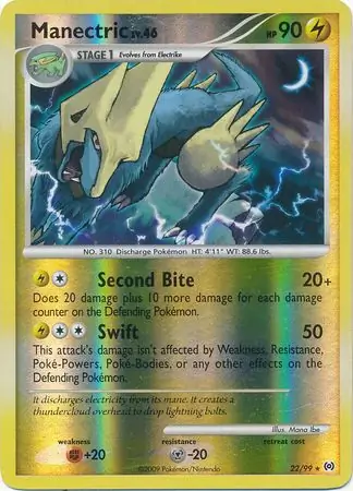 Manectric Reverse Holo 22