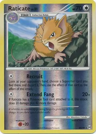 Raticate Reverse Holo 29 Normal