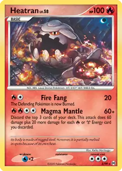 Heatran Holo 3 Normal