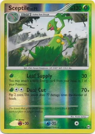 Sceptile Reverse Holo 31 Normal