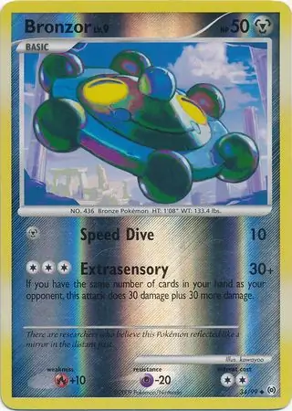 Bronzor Reverse Holo 34 Normal
