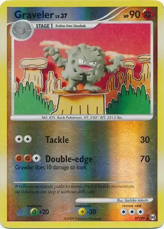 Graveler Reverse Holo 37 Normal