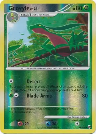 Grovyle Reverse Holo 38 Normal