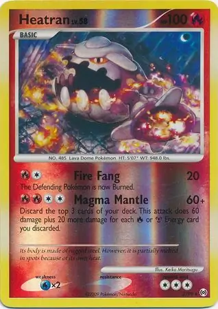 Heatran Reverse Holo 3 Normal