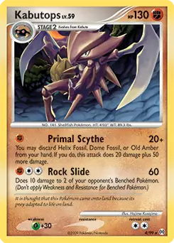 Kabutops Holo 4
