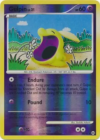 Gulpin Reverse Holo 40 Normal