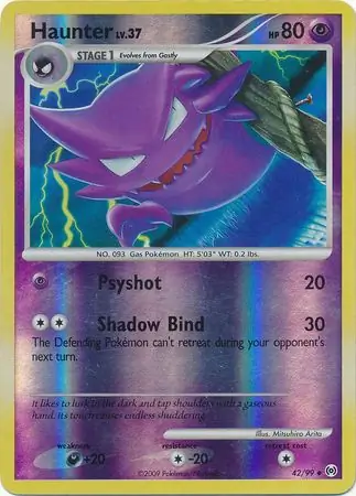 Haunter Reverse Holo 42 Normal