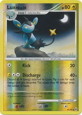 Luxio Reverse Holo 43