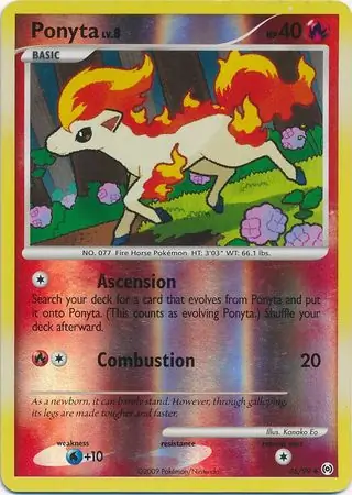 Ponyta Reverse Holo 46 Normal