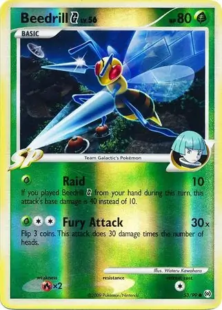 Beedrill G Reverse Holo 53 Normal